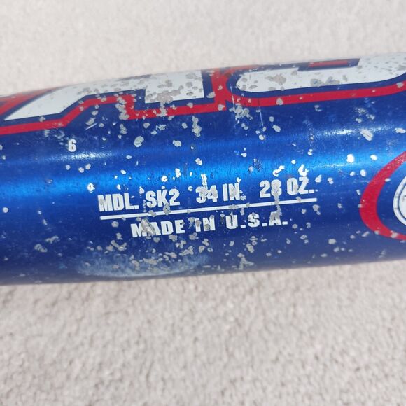 Easton Hammer Model SK2 Softball Bat 34"/28 oz. 2 1/4 Barrel Slow-Pitch Blue - Picture 4 of 6